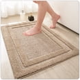 thumbnail image 1 of OEAKAY Bathroom Rug and Mat, Non Slip Bathroom Floor Mat, Absorbent Bath Rug, Washable Bathmats for Shower, Beige Bathroom Rug, 20"X32", 1 of 6