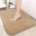 thumbnail image 1 of OEAKAY Bathroom Rugs,24"x16",Non Slip Shower Bath Room,Extra Soft and Absorbent,Bath Mats for Bathroom Floor,Machine Wash Dry Carpet Mat for Tub,Beige, 1 of 7
