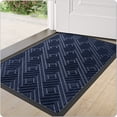 thumbnail image 1 of OEAKAY Door Mat Non-Slip Entryway Rug Durable Heavy Duty Outdoor Doormat Washable Door Rug Stain Resistant Entry Mat for Patio, Garage, 48"x32", Navy Blue, 1 of 7