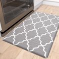 thumbnail image 1 of OEAKAY Kitchen Rugs and Mats, 17.7"x29.5" Anti Fatigue Runner Rug Waterproof Memory Rug Cushioned Standing Mat, Light Gray, 1 of 7