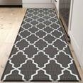 thumbnail image 1 of OEAKAY Kitchen Rugs and Mats, 17.7"x59" Anti Fatigue Runner Rug Waterproof Memory Rug Cushioned Standing Mat, Black, 1 of 7
