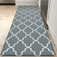 thumbnail image 1 of OEAKAY Kitchen Rugs and Mats, 17.7"x59" Anti Fatigue Runner Rug Waterproof Memory Rug Cushioned Standing Mat, Green, 1 of 7