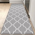 thumbnail image 1 of OEAKAY Kitchen Rugs and Mats, 17.7"x59" Anti Fatigue Runner Rug Waterproof Memory Rug Cushioned Standing Mat, Light Gray, 1 of 7