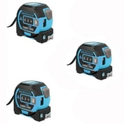 OEBJIMA Almighty Ruler 3-in-1 Digital Laser Tape Measure Digital Tape Measure with Laser Digital Ranging Tape Measure Laser Measuring Tool 3-in-1 Laser Rangefinder with LED Display (