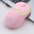 thumbnail image 1 of OEFNTAC 2.4G Wireless Mouse Computer Mouse Bluetooth Mouse with Dazzling Lights Noiseless Mouse With USB Receiver Portable Computer Mice for Desktop Computer Laptop, 1 of 4