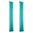 thumbnail image 1 of OEFNTAC 2 pcs Curtains Colorful Gauze Curtains for Bedroom Modern Curtains for Living Room Soft and Comfortable Window Curtains Fashionable Voile Curtains Machine Washable 200cm x 80cm, 1 of 2