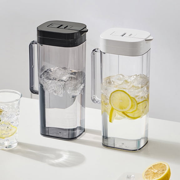 OEFNTAC 2000ml Cold Brew Water Kettle with Flip Lid Leakproof Beverage Dispenser for Fruit Tea Infuser Pitcher