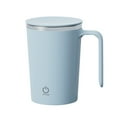 thumbnail image 1 of OEFNTAC 304 Stainless Steel Coffee Cups Coffee Mug Portable Cups USB Charging Fully Automatic Stirring Electric Stir Cup Coffee Cup Lazy Rotating Magnetic Cup with Handle 11x11x13.5CM, 1 of 1