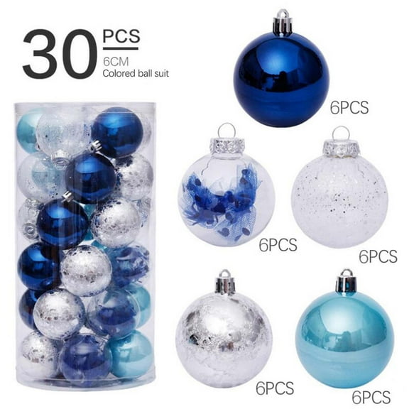 OEFNTAC 30PC Christmas Baubles Christmas Decorations Christmas Tree Decor for Party,Restaurant and Office Buildings Christmas Gifts Hanging Ornament Decoracion De Navidad