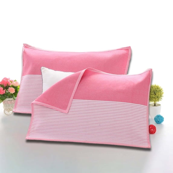 OEFNTAC Absorbent Pillowcase Towel Sweat Wicking Breathable Polyester All-Inclusive Pillow Protector for Home Sleeping Comfort 29.13x18.89in Home and Kitchen