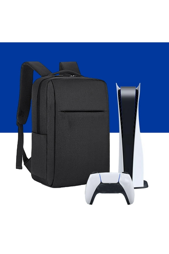 Backpack for Game Consoles Controllers Backpack Multilayer Leisure Laptop Backpack Large Capacity Backpack Portable Travel Backpack for Discs/Digital