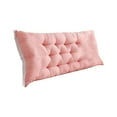 thumbnail image 1 of OEFNTAC Bedside Cushion 47.2x19.7in 3.08lb Polyester Soft Backrest for Bedroom Sofa Tatami Reading Grey Pink Yellow 3 Colors, 1 of 6