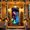 thumbnail image 1 of OEFNTAC Christmas Door Cover Polyester Tapestry Hanging Door Wrap Decoration Easy Install Holiday Party Entryway Merry Christmas Winter Door Decor Foldable Reusable Classroom 35x71in, 1 of 9