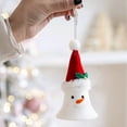 thumbnail image 1 of OEFNTAC Cute Pendant Fabric Elderly Snowman Decoration Christmas Tree Decoration Pendant Christmas Accessories, 1 of 6
