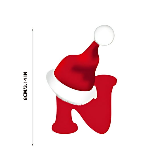 OEFNTAC Decorations Acrylic Christmas Letter Ornaments Set 26 Alphabet Tree Hanging Decorations for Personalized Home Decor Xmas Decor