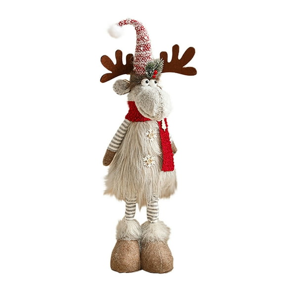 OEFNTAC Decorations Christmas Deer Figure Window Decoration Ambiance Decor Kid Xmas Gift for Home Holiday Festive Display Home Decorations