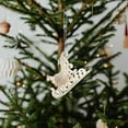 thumbnail image 1 of OEFNTAC Decorations Christmas Hanging Decoration Party Ornament White Plastic Festive Gift Snowflake Lightweight Safe Acrylic Table Centerpiece Entryway 6.10x2.44x0.59in, 1 of 6