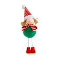 thumbnail image 1 of OEFNTAC Decorations Christmas Reindeer Plush Toy and Santa Figurines Festive Shop Home Holiday Decoration Christmas Door Decorations, 1 of 5