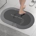 thumbnail image 1 of OEFNTAC Decorations Diatomaceous Bath Rug Super Absorbent Dry Rubber Backing Non Slip Washable Bathroom Floor Mats Shower Rug For In Front Of Bathtub Shower Room 16x24 halloween decor, 1 of 9