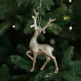 thumbnail image 1 of OEFNTAC Decorations Gold Glitter Christmas Pendant, Tree Dress Up Shatterproof Hanging Ornament Christmas, 1 of 6