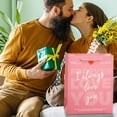 thumbnail image 1 of OEFNTAC Decorations Romantic Gift Bag for Couples Present Valentine's Day Exchange Tote Durable Organizer Reusable Storage Anniversaries Wedding Easy Carry 8.7x3.9x6.7in, 1 of 8