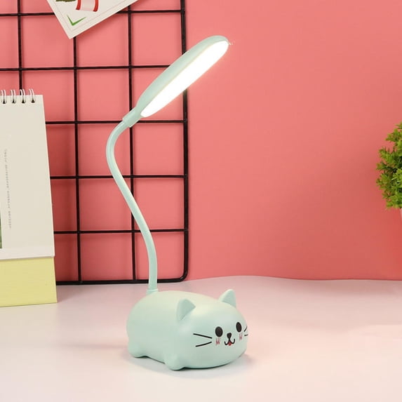 OEFNTAC Desk Lamp Table Lamp Lamps LED Desk Lamp for Kids Wireless Charging Student Learning Eye Protection Lamp USB Rechargeable Cartoons Toy Lamp Gift Dormitory Small Desk Lamp