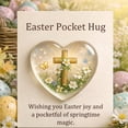 thumbnail image 1 of OEFNTAC Easter Pocket Heart Ornament Set Greeting Card Mini Decor Kids Holiday Festive Keepsake Spring Bunny Chick Flower Easter Celebration Sentimental Portable Kids Gift Classroom Trendy, 1 of 2