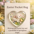 thumbnail image 1 of OEFNTAC Easter Pocket Heart Ornament Set Greeting Card Mini Decor Kids Holiday Festive Keepsake Spring Bunny Chick Flower Easter Celebration Sentimental Portable Kids Gift Classroom Trendy, 1 of 2
