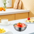 thumbnail image 1 of OEFNTAC Home and Kitchen Stainless Steel Mixing Bowl Set Heavy Duty Reusable Food Storage Organizer for Fridge Kitchen Prep Baking Nesting Bowls 6.7x3.0 in, 1 of 6