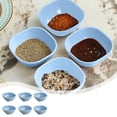 thumbnail image 1 of OEFNTAC Home and Kitchen 6PC 4in Square Seasoning Plates Wheat Straw Sauce Plates Boxed Set for Condiments Appetizer Snack Dipping Plates Home Kitchen, 1 of 6