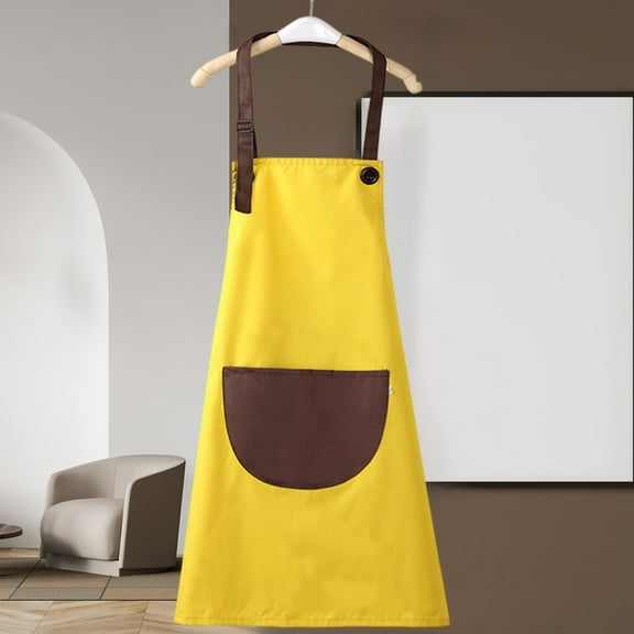 OEFNTAC Home and Kitchen Children’s Sleeveless Waterproof Apron Kids Painting Eating Smock Adjustable PVC Reverse Hood Colorful Kindergarten Messy Play Cover 26x22cm