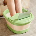 thumbnail image 1 of OEFNTAC Home and Kitchen Foldable Foot Bath Bucket with Handle Lid Portable Spa Bucket Massage Acupoints Collapsible Storage for Home Camping 15.74x13.39x7.87in, 1 of 6