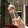 thumbnail image 1 of OEFNTAC Home and Kitchen Large Capacity Fitness Sports Water Bottle With Straw Leakproof Popup Cap Edibility Grade Plastic Flat Spout Gym Outdoor 17oz 7.40in, 1 of 7
