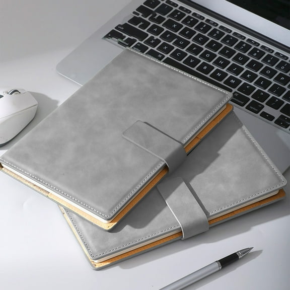 OEFNTAC Home and Kitchen Magnetic Closure Notebook Gift Business Office Work Conference Notepad Stylish Secure Elegant Durable Quality Craftsmanship Daily Use 21.7x14.8cm