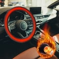 thumbnail image 1 of OEFNTAC Home and Kitchen Winter Heated Steering Wheel Cover Car Thermal Protection Soft Material Consistent Warmth Durable Fashion Interior Accessory 36x36x3cm, 1 of 5