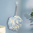 thumbnail image 1 of OEFNTAC Lace Edges Bath Sponge with Hanging Hook and Double Layer Mesh for Soft Cleaning, 1 of 6