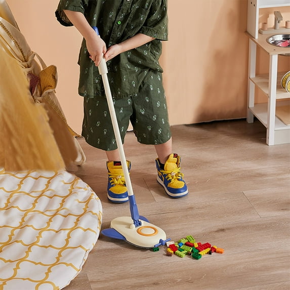 OEFNTAC Mop for Childrens Build Good Habits Little Housekeeping Helper Tool Mops Pretend Small Mop Up Graded Kids Mop Toys Develops Life Skills for Age 3~8 Home