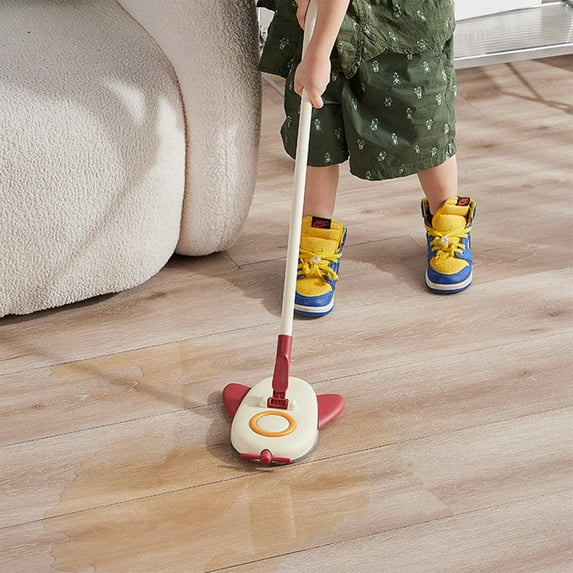 OEFNTAC Mop for Childrens Build Good Habits Little Housekeeping Helper Tool Mops Pretend Small Mop Up Graded Kids Mop Toys Develops Life Skills for Age 3~8 Home