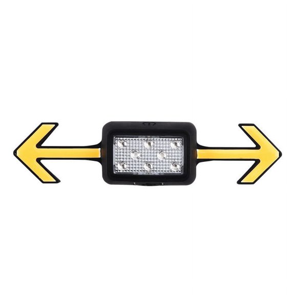 OEFNTAC Motorcycle Helmet Turn Signal Light USB Rechargeable Remote Control Helmet Safety Tail Light 6 Modes Waterproof LED for Outdoor Riding Backpack 142mm for Scooter Cyclist