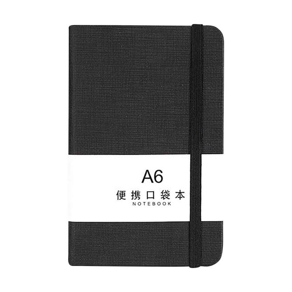 OEFNTAC Notebook Notebooks Notebooks for Work Portable Hand Thickened Horizontal Reliable Office Learning A6 Multi Functional Notebook Compact Size Various Colours Available