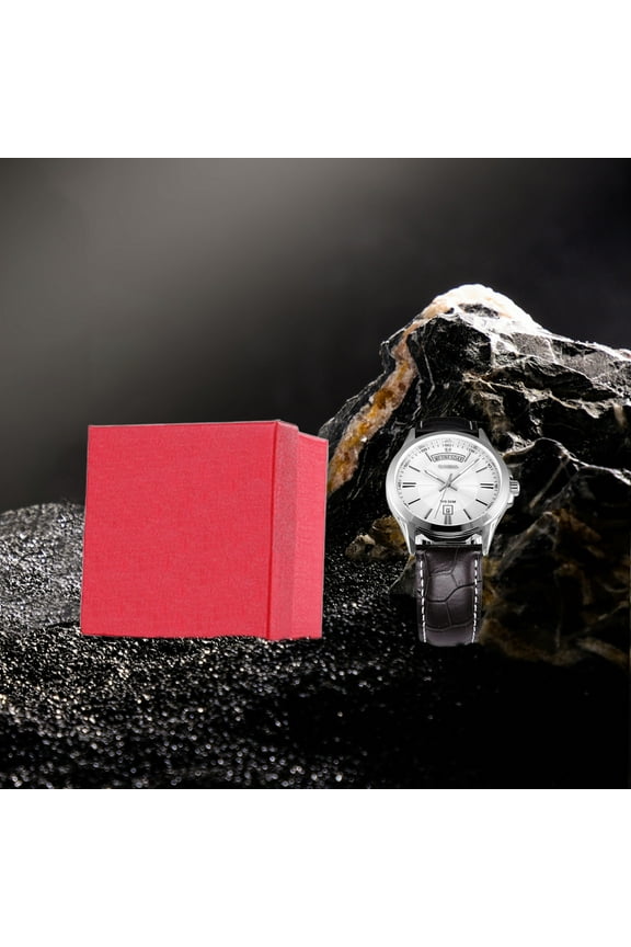 Paper Watch Box Bracelet Gift Storage Display Organizer Jewelry Packaging Protective Lightweight Portable Travel Case 3.54x3.34x2.16in