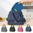 thumbnail image 1 of OEFNTAC Reusable Shopping Bag 15.7x15.7in Foldable Nylon Grocery Tote 45L Waterproof Lightweight Travel 116g, 1 of 9
