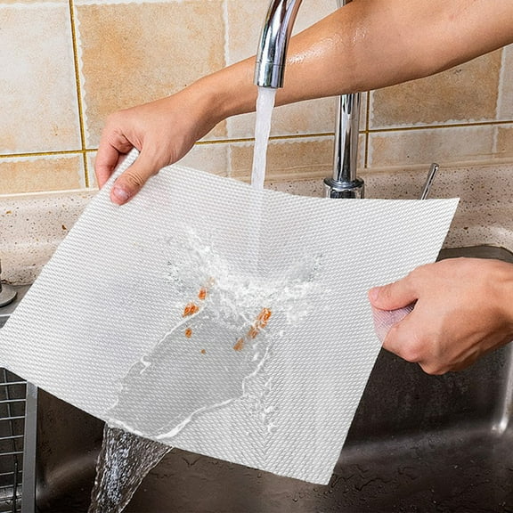 OEFNTAC Shelf Liner Non-Slip Shelf Liners for Kitchen Cabinets Cabinet Liner EVA Washable Refrigerator Drawers Mat for Shelves Pantry 12x60in