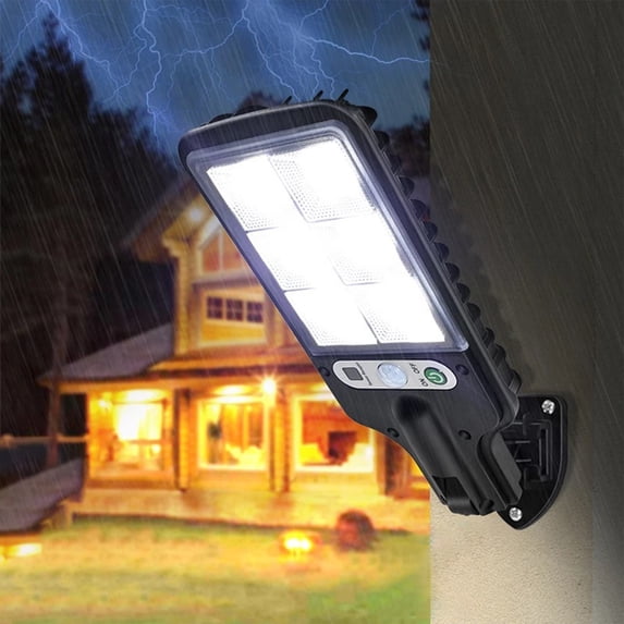 OEFNTAC Solar Street light IP65 Outdoor Powered Street Lights with Motion Sensor LED Security Flo-od for Parking Lot or Courtyard
