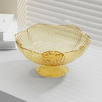 OEFNTAC Stackable Fruit Tray with Drainage Base for Counter Table Snack Candy Dry Fruit Storage 10.03x4.72x4.6in