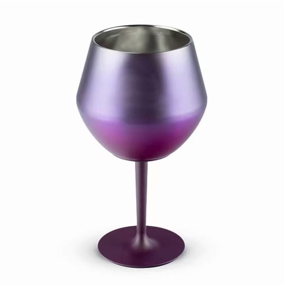 OEFNTAC Stainless Steel Wine Glass Tumbler with Lid Insulated Water Bottle for Wine Coffee Tea Unbreakable 14oz Summer Winter Spill Proof Picnics BBQ Home Camping Party Office Easy Clean