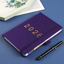 OEFNTAC 2026 Daily Planner 8.5x11 Inches Hardcover with Hourly Layout 12-Month Schedule Organizer Notebook for Work and School Agenda 2026 Calendar Planner