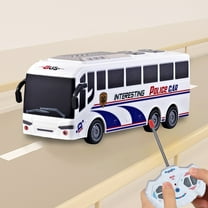 OEFNTAC Toys Four-Way LED Simulation Bus Remote Control Toy with Realistic Design and Educational Play 10.15 x 3.36 x 2.87 in Halloween