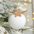 thumbnail image 1 of OEFNTAC Decorations White Foam Christmas Decoration Ball Tree Bauble Garland Christmas, 1 of 8