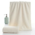 thumbnail image 1 of OEFNTAC Velvet Face Towel Soft Absorbent Plain Washcloth 30x60cm Gentle Cleansing Fast Drying Multipurpose for Bathroom Face Hands Daily Routine 50g, 1 of 4